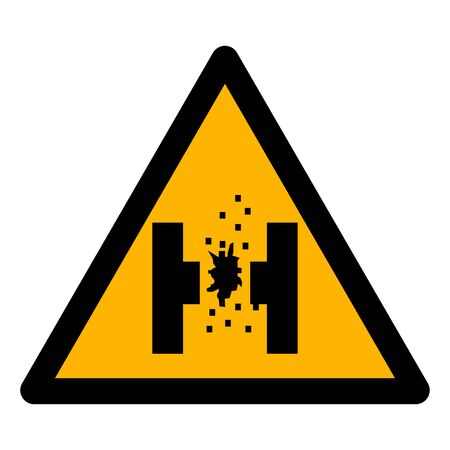 Danger Of Molten Metal Symbol Sign Isolate On White Background,Vector Illustrationのイラスト素材