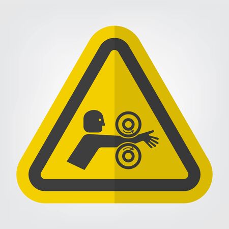 Arm Entangle Rollers Right Symbol Sign Isolate On White Background,Vector Illustration EPS.10 のイラスト素材