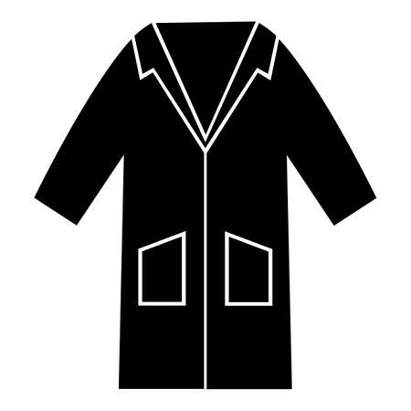 PPE Icon.Wear Smock Symbol Sign Isolate On White Background,Vector Illustrationのイラスト素材