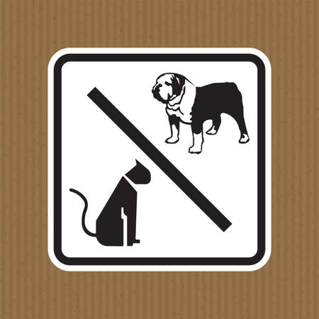 No Pet allowed Symbol On White Backgroundのイラスト素材