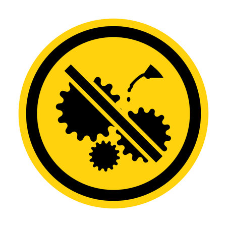 Do Not Oil Symbol  On White Backgroundのイラスト素材