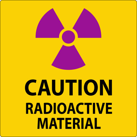 Caution Sign Radioactive Materialsのイラスト素材