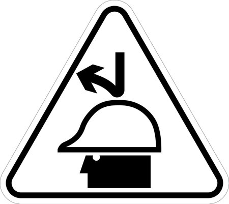 Danger Sign, Watch For Falling Debrisのイラスト素材