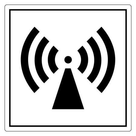 Wireless Signal Icon for Communication Technologyのイラスト素材
