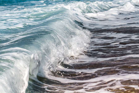 Oncoming sea wave.