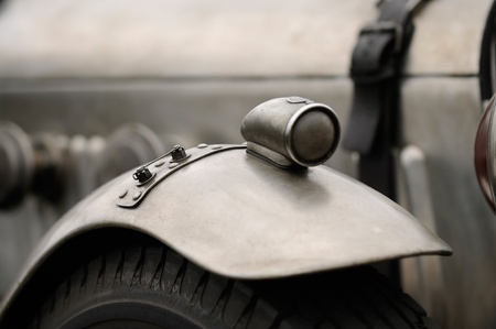 Detail of a vintage racing car の写真素材