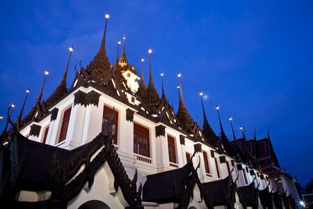 Loha Prasat Metal Palace in Bangkok ,Thailand