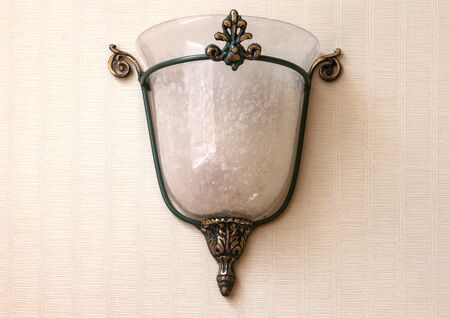 vintage wall lamp の写真素材