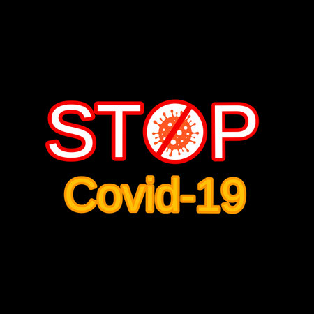Illustration virus corona, covid 19.のイラスト素材