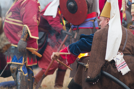 Fighting medieval knights