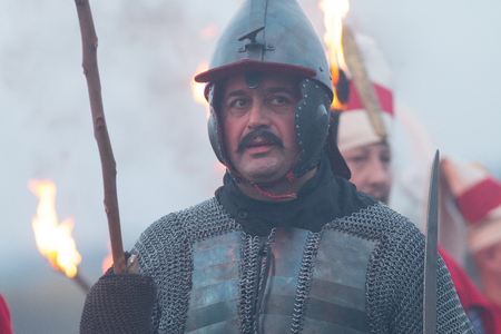 Fighting medieval knightsのeditorial素材