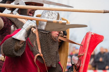 Fighting medieval knights