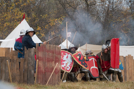 Fighting medieval knights