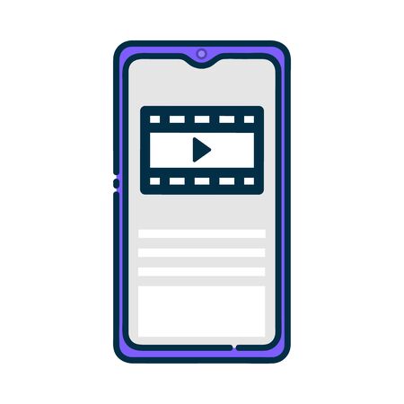smart phone icon with a modern style. Smartphone vectorのイラスト素材