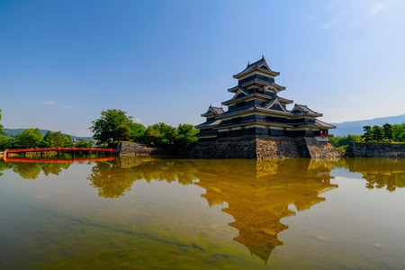 Matsumoto Castle at Matsumoto in Japanのeditorial素材