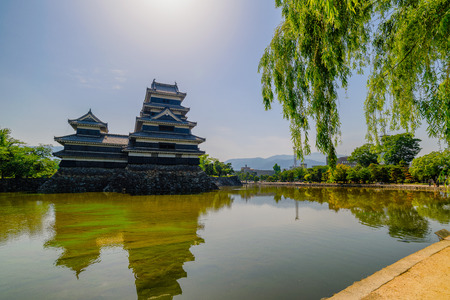 Matsumoto Castle at Matsumoto in Japanのeditorial素材