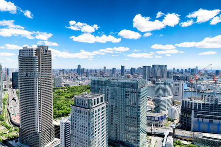 View of Tokyo Skyline.のeditorial素材