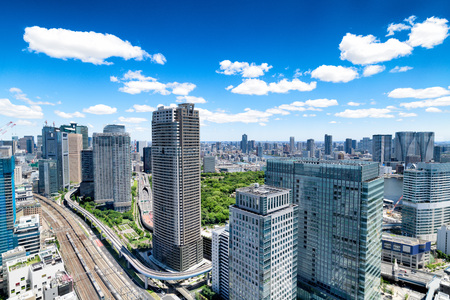 View of Tokyo Skyline.のeditorial素材