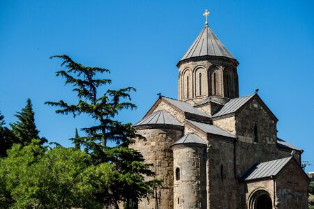 Orthodox monastery in the mountains, Georgia