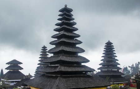 Balinese temples Pura Besakihの写真素材