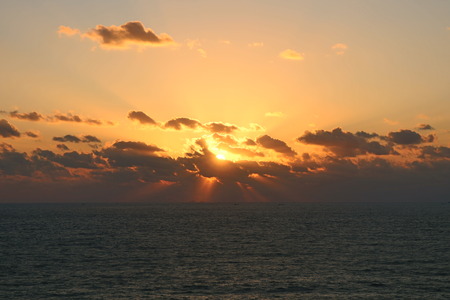 Gouqi Island sunrise viewの写真素材