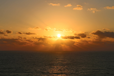 Gouqi Island sunrise scenery の写真素材