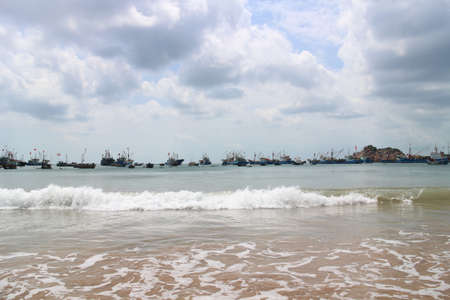 gouqi Island Beach scenery のeditorial素材