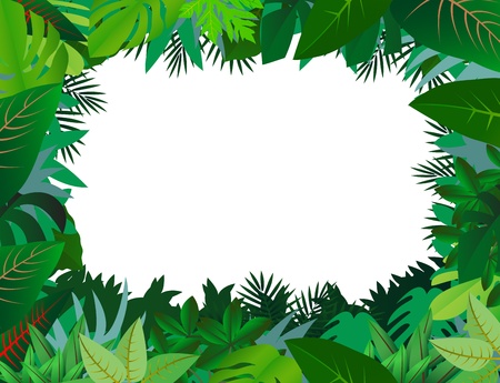 green leaf backgroundのイラスト素材