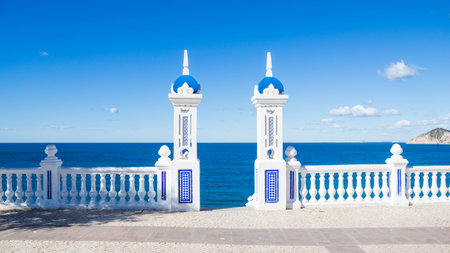 Beautiful Mediterranean Balcony in Benidorm, Alicante, Spain.