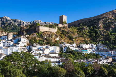 View of the village of Ronda, Andalusia, Spainの写真素材