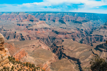 Beautiful landscape of the Grand Canyon of Colorado, in Arizona, United Statesの写真素材