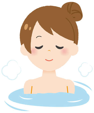 Women bathのイラスト素材