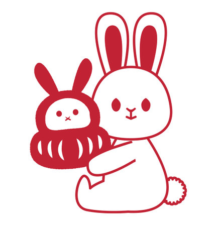 New Year's card 2023のイラスト素材