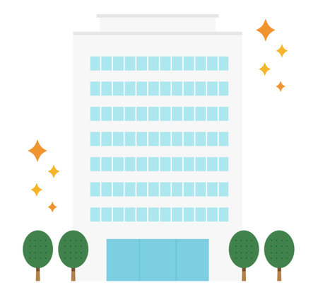 It is high-rise building illustration.のイラスト素材