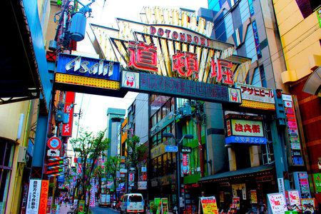 Dotonbori is Osaka's most famous tourist destination Dotonbori is Osaka's most famous tourist destinationのeditorial素材