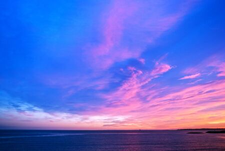 landscape at sunset