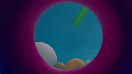 Abstract art 3d render composition Minimal scene shapes geometricの写真素材