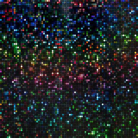 dots colored hologram stickerのイラスト素材