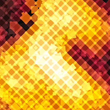 Hot light Grid pattern design template illustrationのイラスト素材