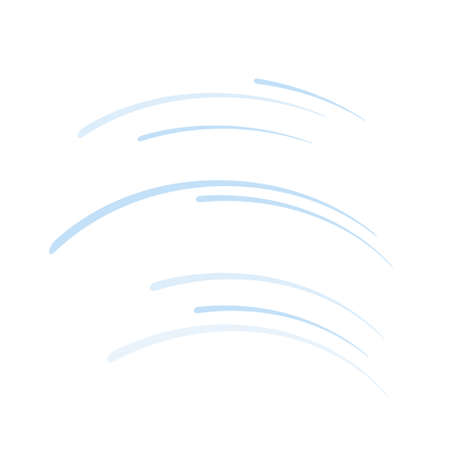 Speed effect line. Bend.Vector illustration that is easy to edit.のイラスト素材