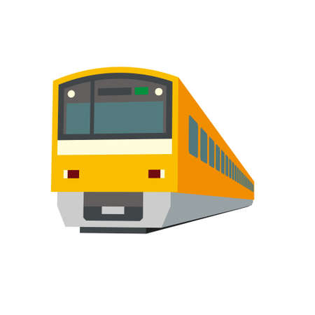 Deformed train.Vector illustration that is easy to edit.