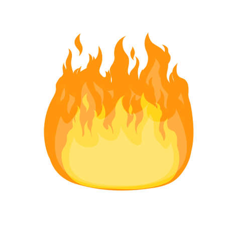 Flame mark.Vector illustration that is easy to edit.のイラスト素材