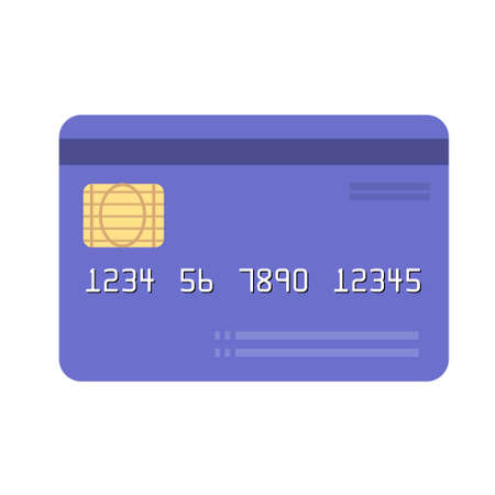 credit card icon.Vector illustration that is easy to edit.のイラスト素材