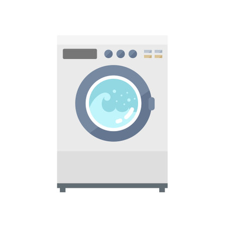 Drum type washing machine.のイラスト素材