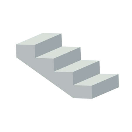 Stairs. Vector illustration that is easy to edit.のイラスト素材