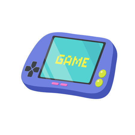 Game console. Vector illustration that is easy to edit.のイラスト素材
