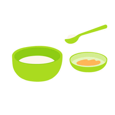 Baby food.Vector illustration that is easy to edit.のイラスト素材