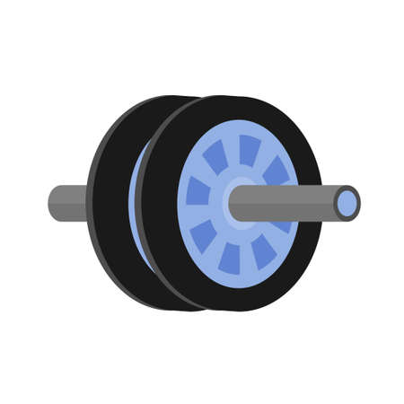 Abs Roller.Vector illustration that is easy to edit.のイラスト素材