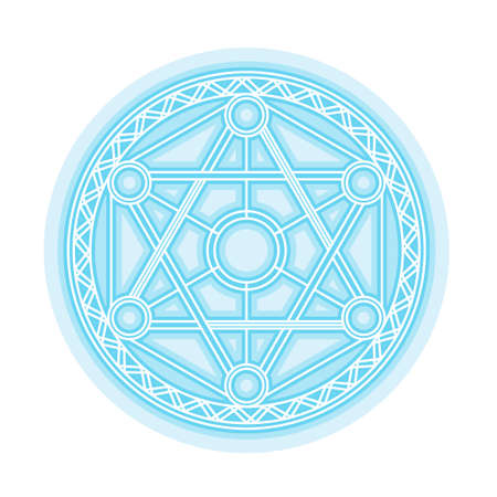 Magic Circle.Vector illustration that is easy to edit.のイラスト素材