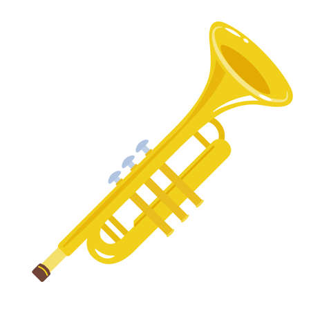 trumpet. Vector illustration that is easy to edit.のイラスト素材